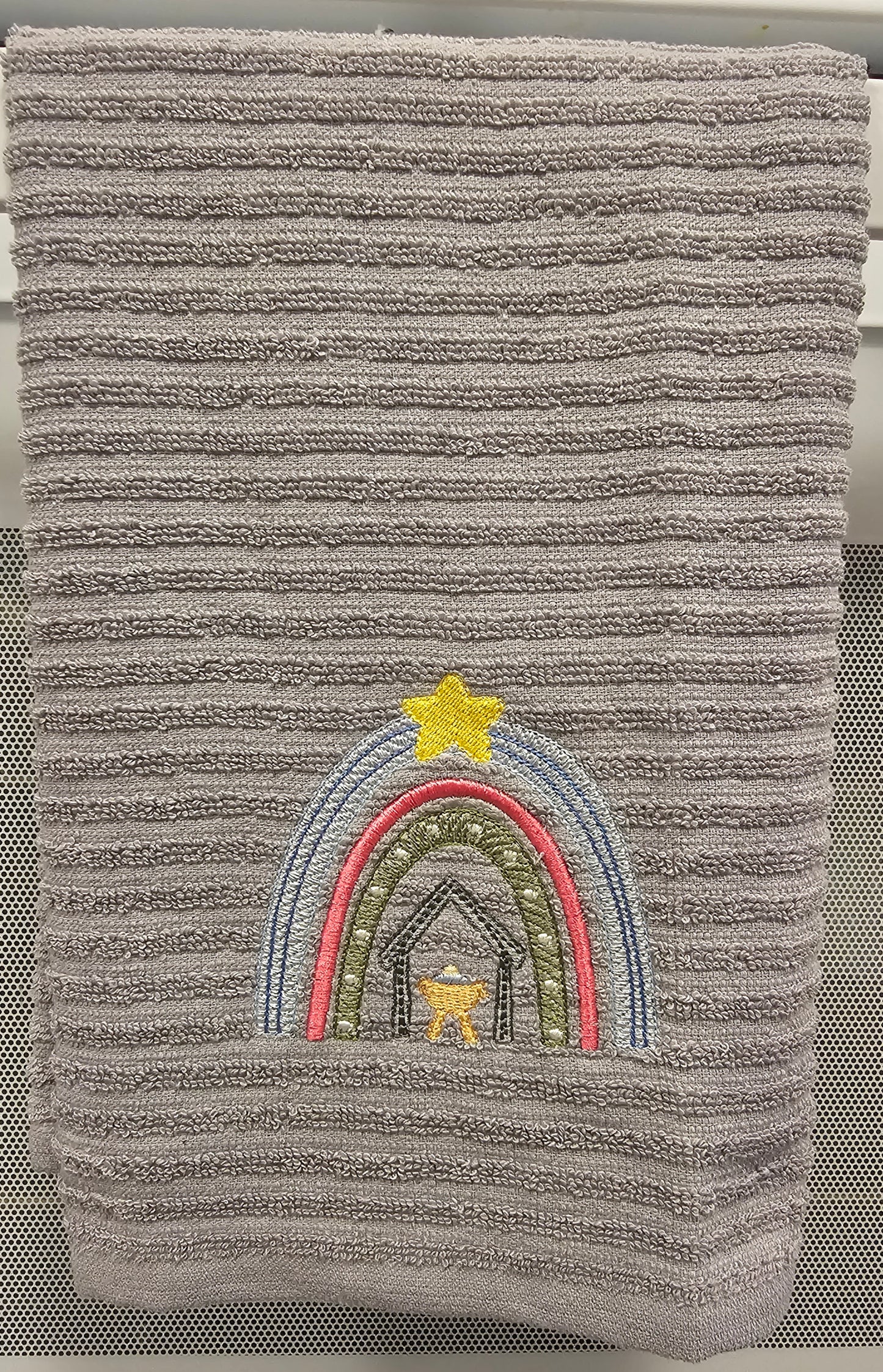Embroidered Manger