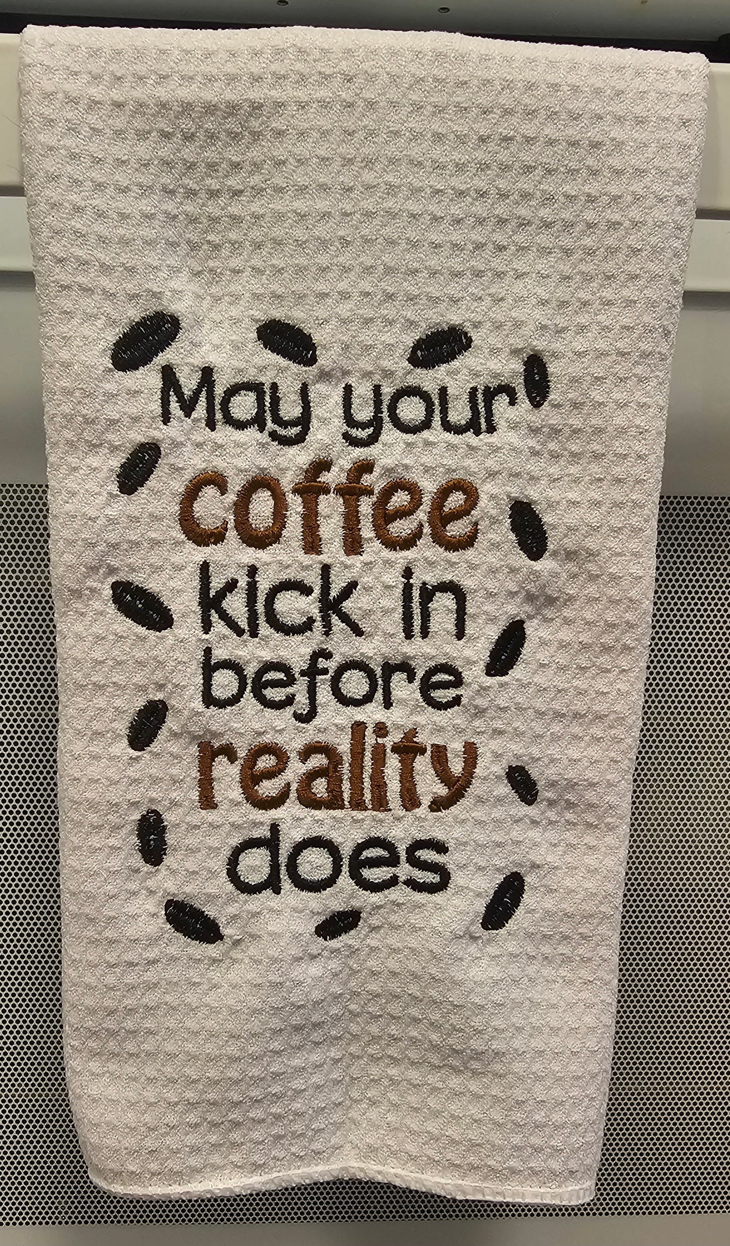 Funny Coffee Kitchen Towel