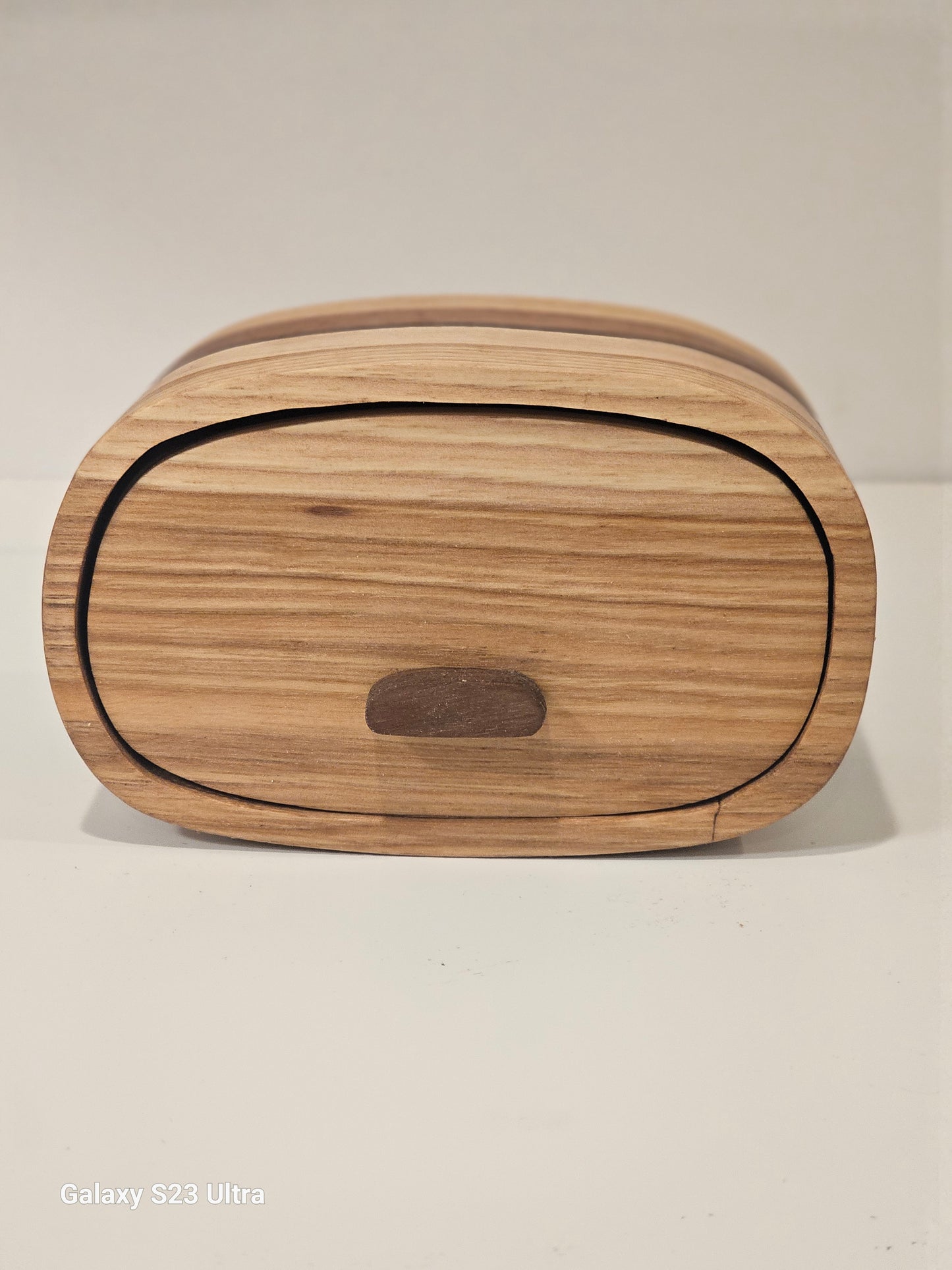 Handcrafted Wooden Bandsaw Box – Dual Drawer Design