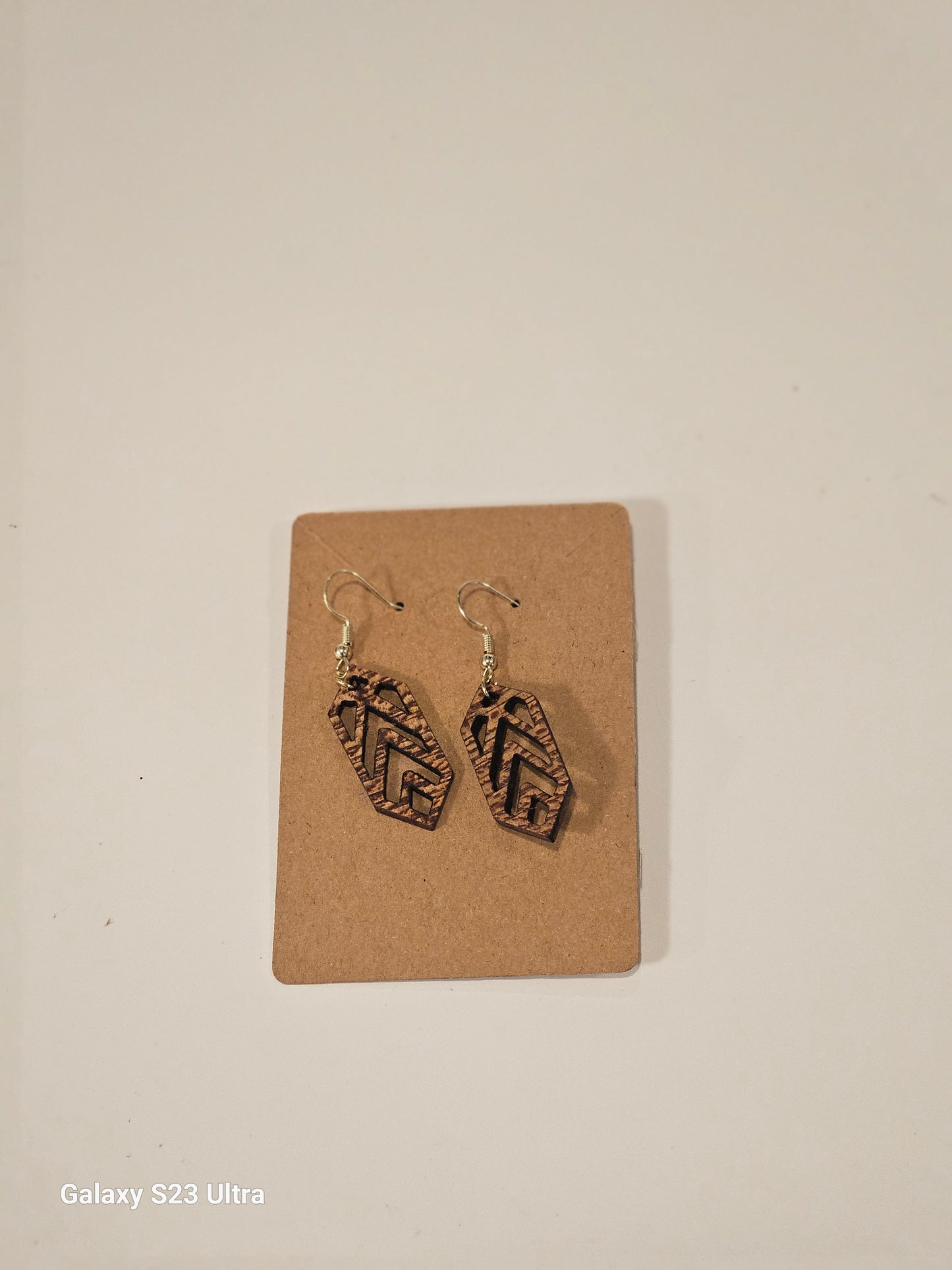 Geometric design earrings