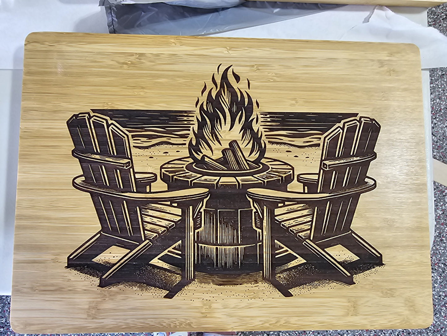 Bamboo serving board