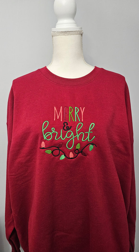 Merry & Bright Holiday Sweatshirt