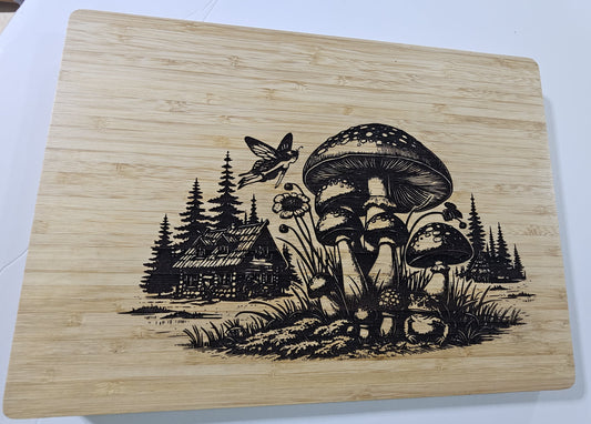 Bamboo serving board