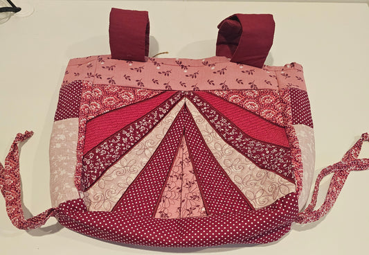 Handmade Quilted Walker Bag – Patchwork Design