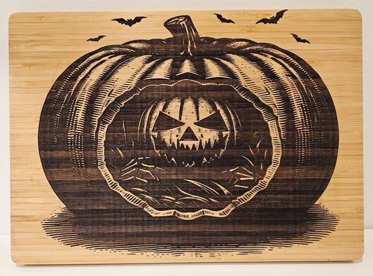 Halloween Pumpkin Cutting Board