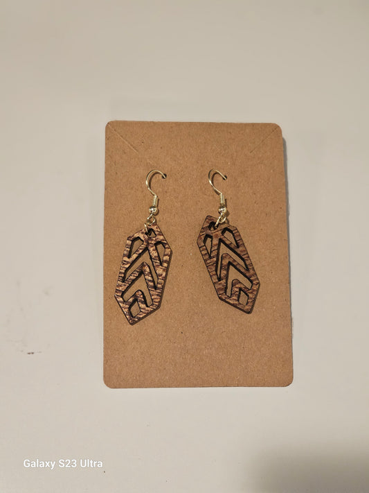Geometric design earrings