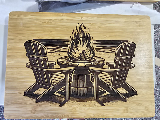 Bamboo serving board